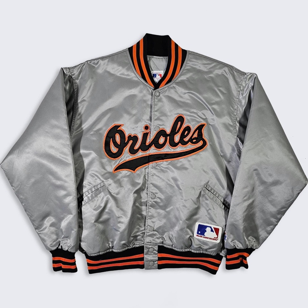 Baltimore Orioles Vintage 80s Felco Satin Bomber Jacket